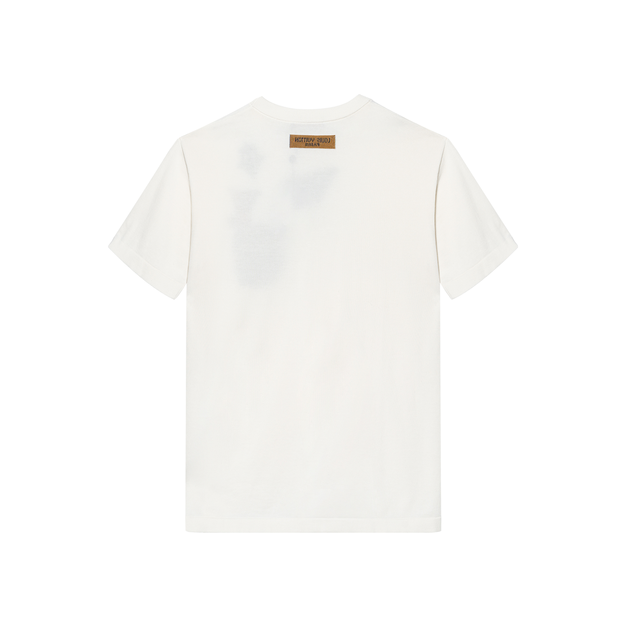 Shop Camiseta de punto gráfica blanca para hombre Louis Vuitton SS23. 1AB54D