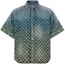 Buy LOUIS VUITTON SS23 Monogram Denim Short Sleeve Shirt Blue Fashion. 1AB91X