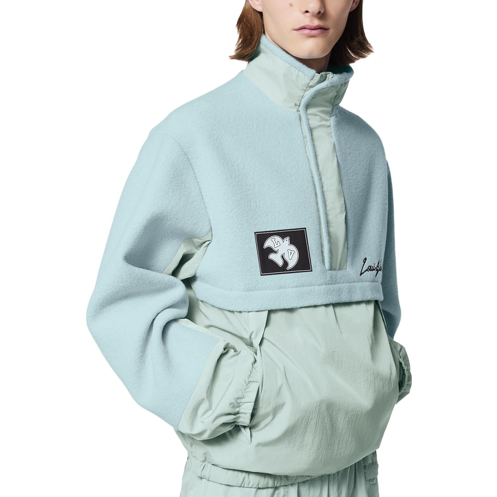 Louis Vuitton SS23 Monogram Half-Zip Jacket  Blue. 1AATCZ 圖 4