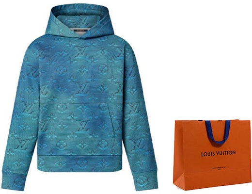 Sudadera Azul Hombre LOUIS VUITTON SS23 con Logo Monograma Impreso. 1AA4IO Lookbook Sudadera Azul Hombre LOUIS VUITTON SS23 con Logo Monograma Impreso. 1AA4IO