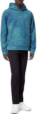 Sudadera Azul Hombre LOUIS VUITTON SS23 con Logo Monograma Impreso. 1AA4IO Shop Sudadera Azul Hombre LOUIS VUITTON SS23 con Logo Monograma Impreso. 1AA4IO