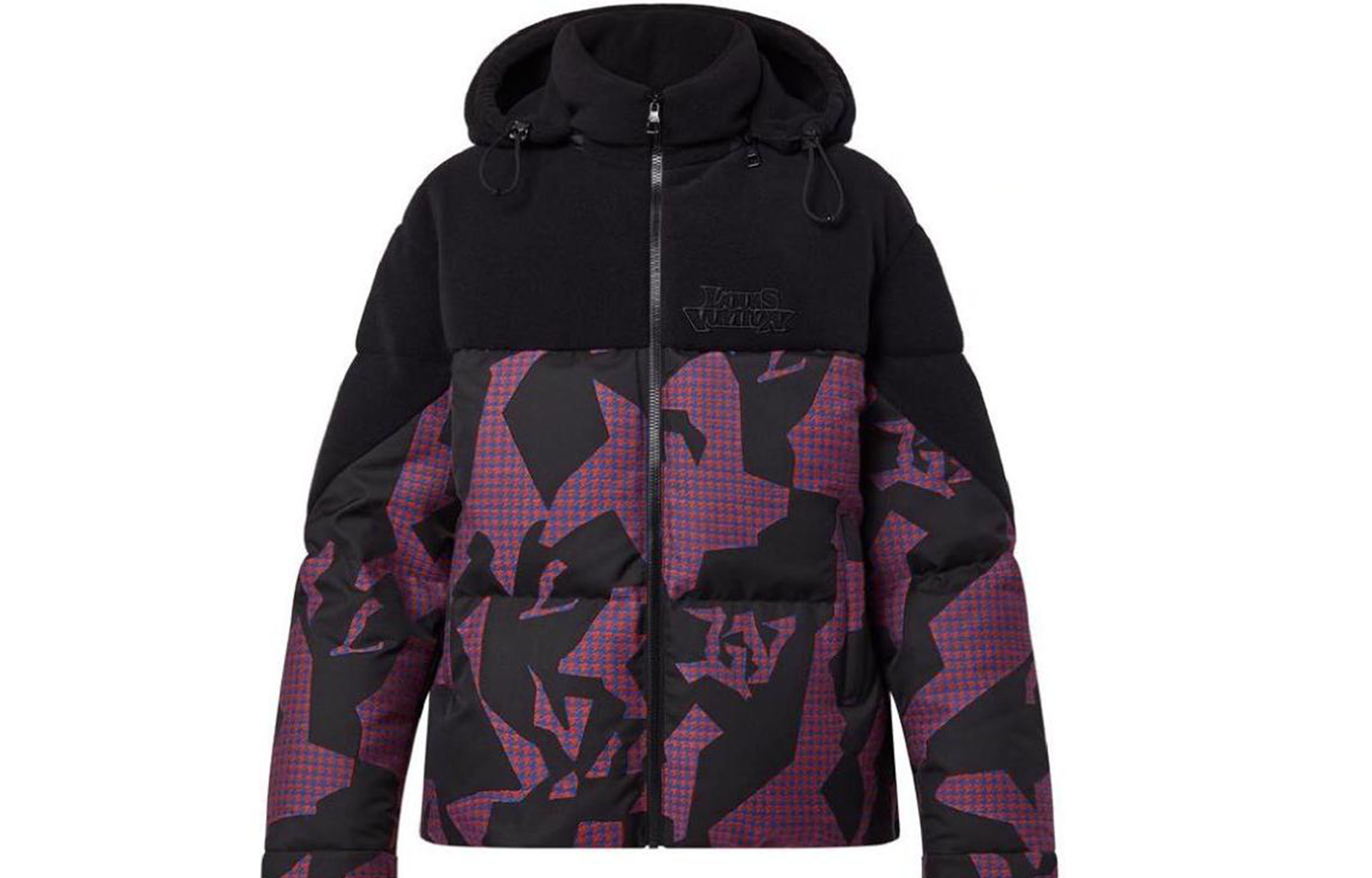 Order LOUIS VUITTON SS23 Monogram Print Purple Hooded Puffer Jacket . 1AATDR