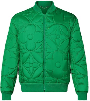 LOUIS VUITTON SS23 Monogram Quilted Floral Bomber Jacket Green for Men. 1A9FOI Buy LOUIS VUITTON SS23 Monogram Quilted Floral Bomber Jacket Green for Men. 1A9FOI