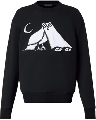 louis-vuitton-ss-23-owl-print-crewneck-sweatshirt-black-1-ab-4-vo