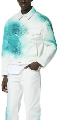 LOUIS VUITTON SS23 Paint Print Single-Breasted Casual Denim Jacket White. 1AATK0 Shop LOUIS VUITTON SS23 Paint Print Single-Breasted Casual Denim Jacket White. 1AATK0