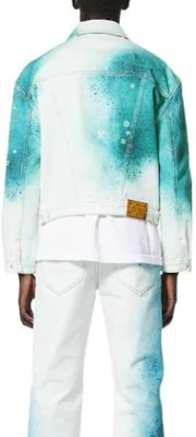 LOUIS VUITTON SS23 Paint Print Single-Breasted Casual Denim Jacket White. 1AATK0 Purchase LOUIS VUITTON SS23 Paint Print Single-Breasted Casual Denim Jacket White. 1AATK0
