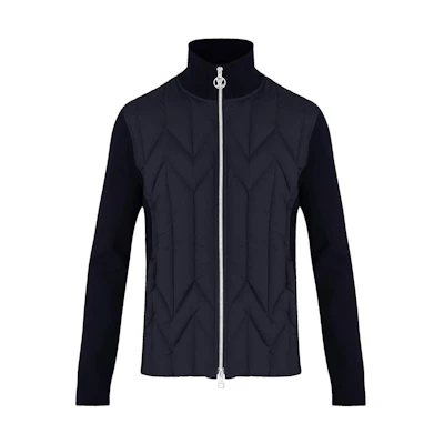 Louis Vuitton SS23 Patchwork High-Neck Zip Jacket Men’s Blue 1A31KC