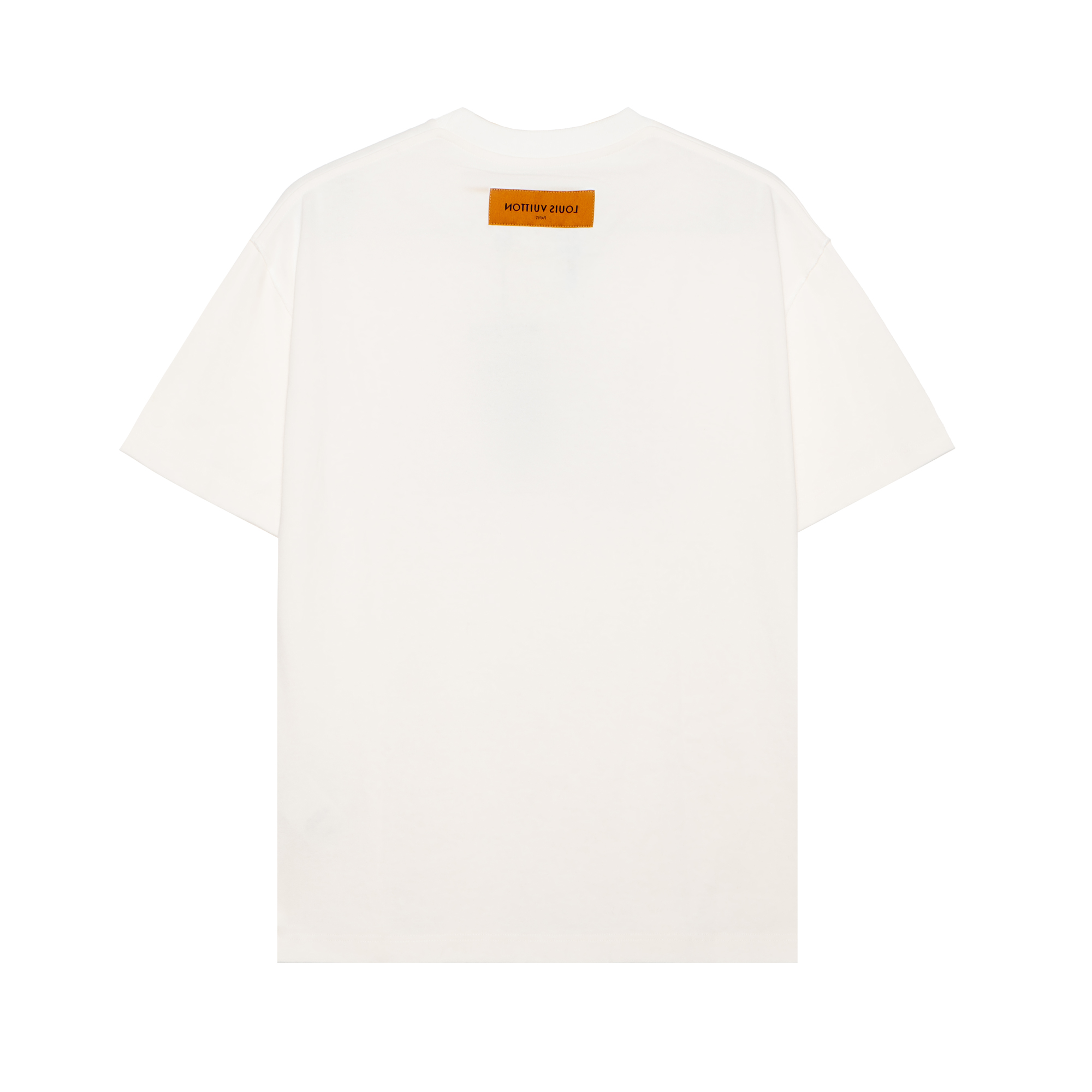 Lookbook 路易威登 SS23 彩虹花紋標誌印花白色圓領T恤 1AB4UR