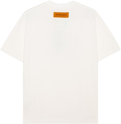 路易威登 SS23 彩虹花紋標誌印花白色圓領T恤 1AB4UR Lookbook 路易威登 SS23 彩虹花紋標誌印花白色圓領T恤 1AB4UR