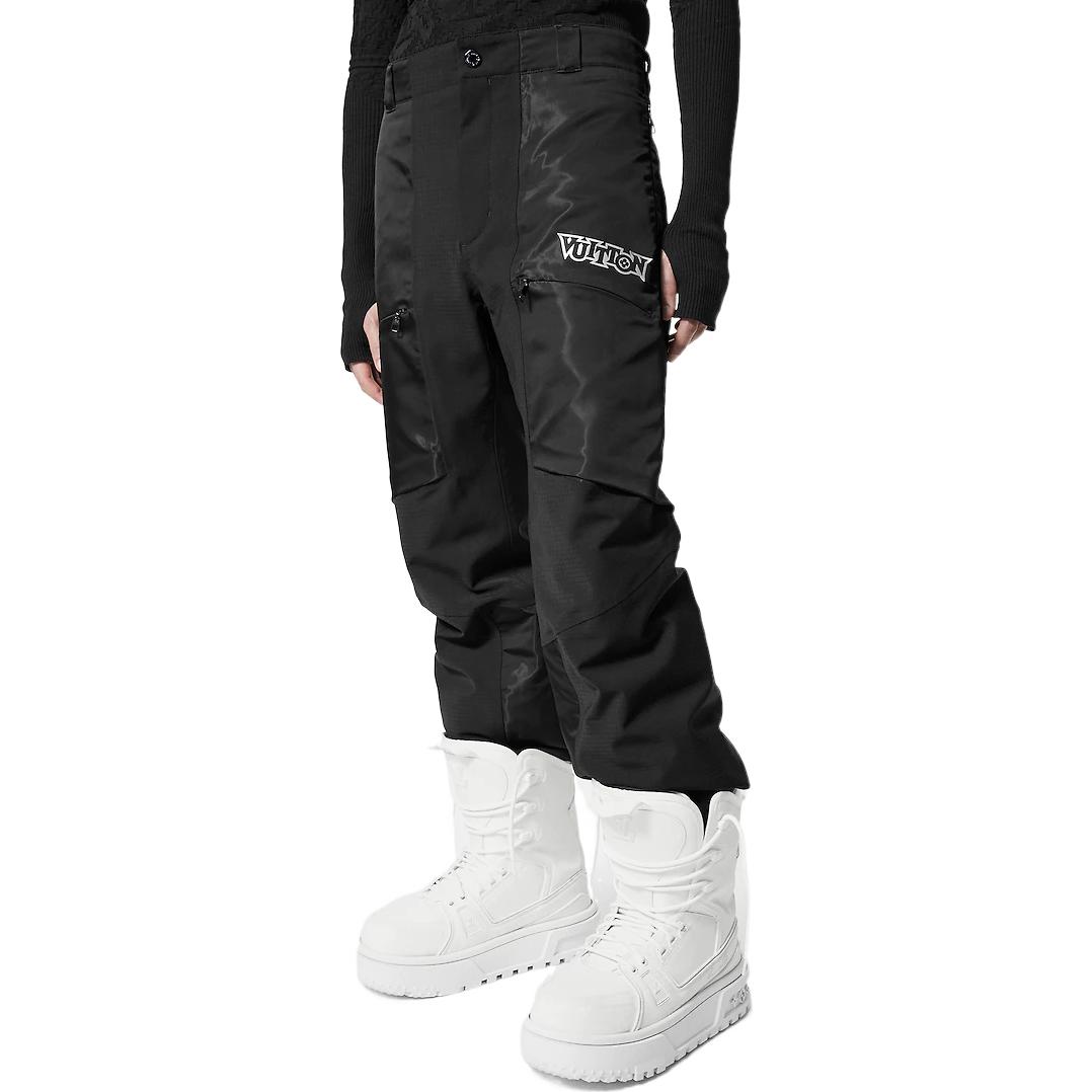Purchase Pantalones de Esquí Negros Reflectivos Logo LOUIS VUITTON SS23 1AAU5T