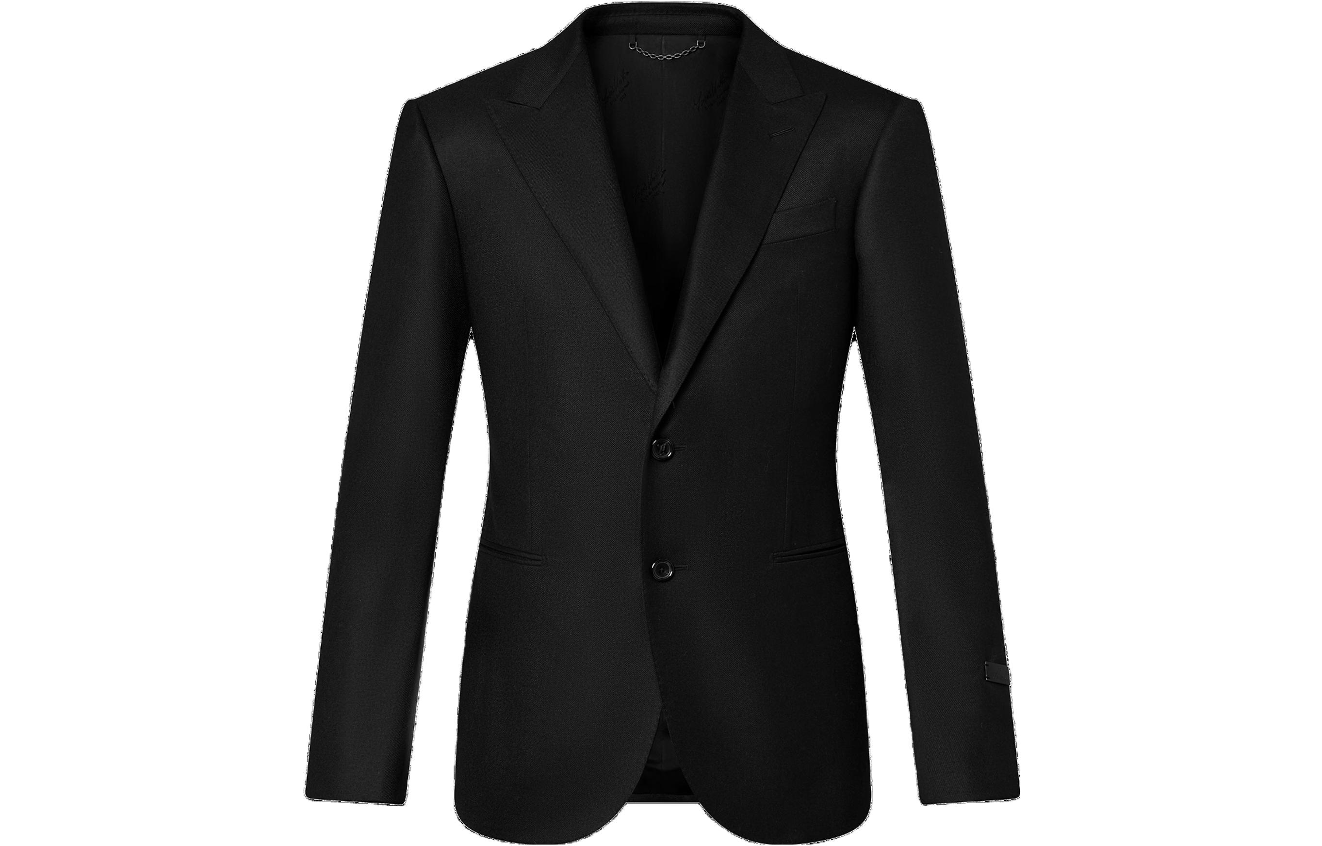Louis Vuitton SS23 Single-Breasted Cashmere Jacket Black 1ABNPY