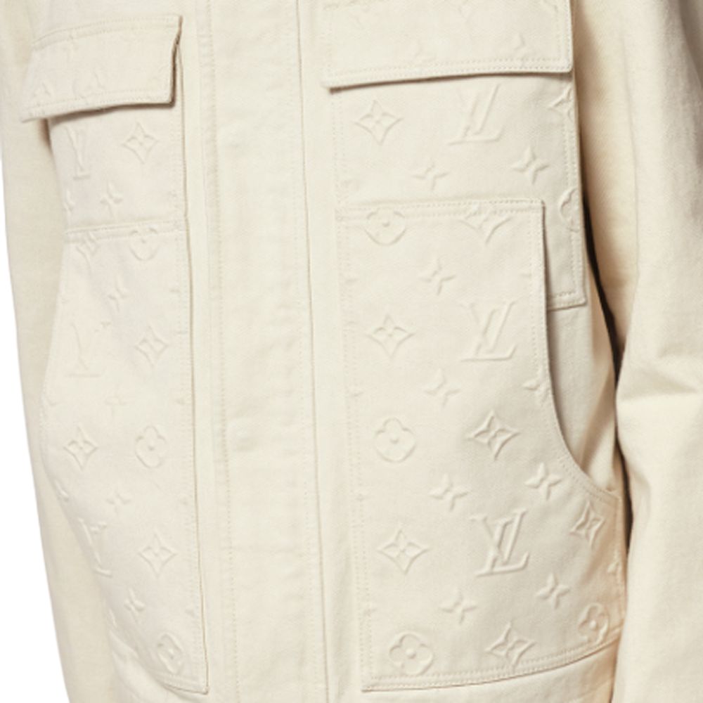 LOUIS VUITTON SS23 Solid Beige Collar Pocket Jacket for Men 1AATH0 圖 5
