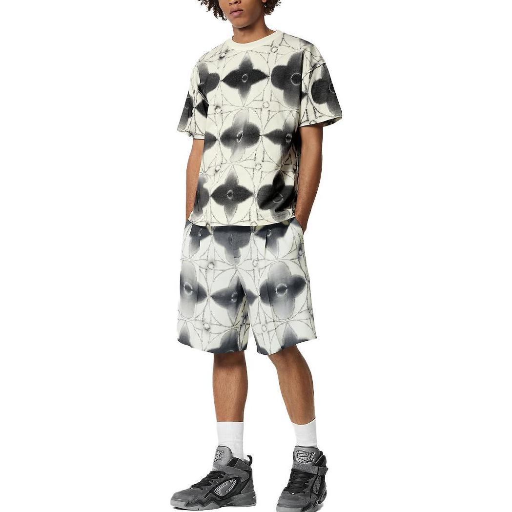 LOUIS VUITTON SS23 Tie-Dye Printed Crewneck Short Sleeve T-Shirt Multicolor Mens 1AB61C 圖 3