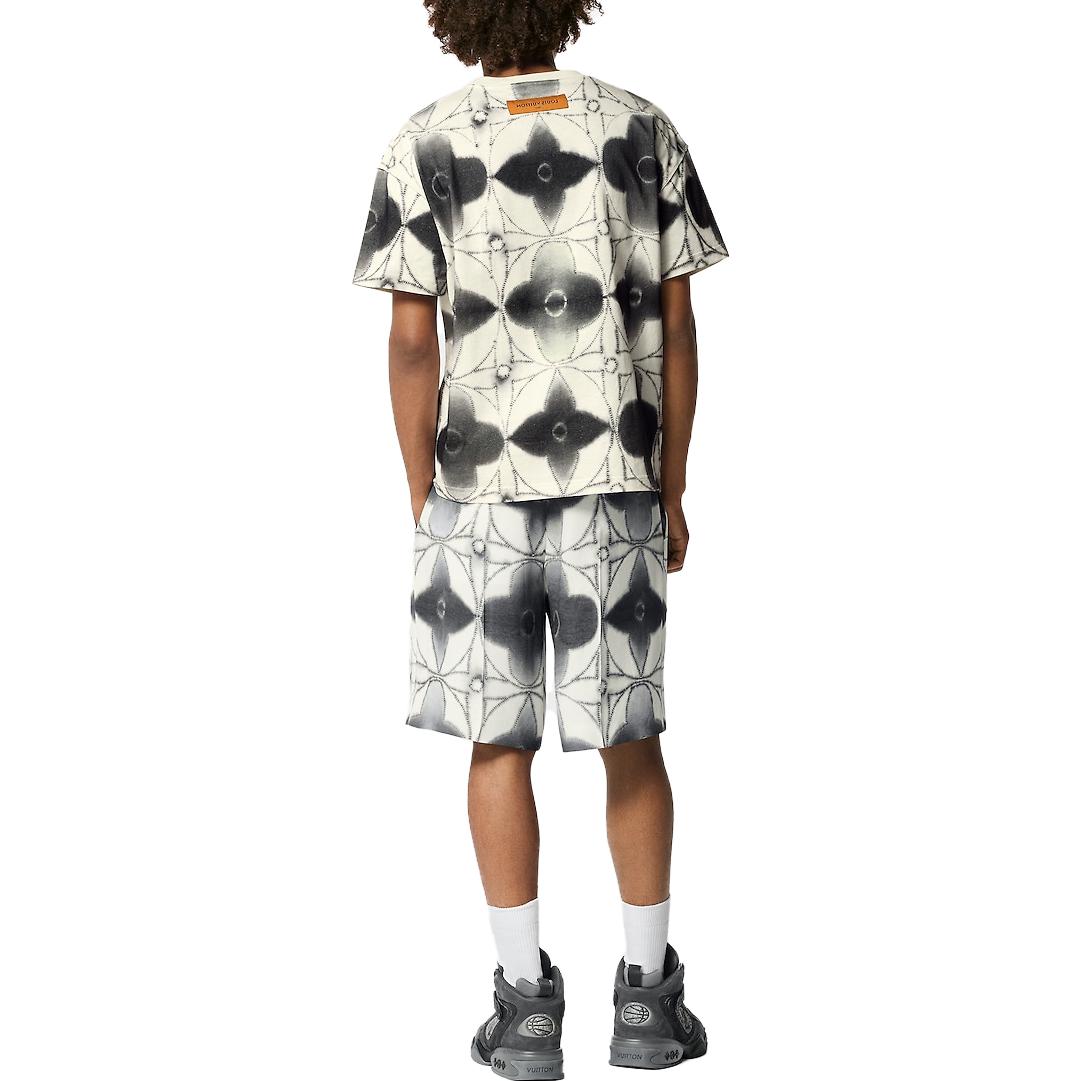 LOUIS VUITTON SS23 Tie-Dye Printed Crewneck Short Sleeve T-Shirt Multicolor Mens 1AB61C 圖 4