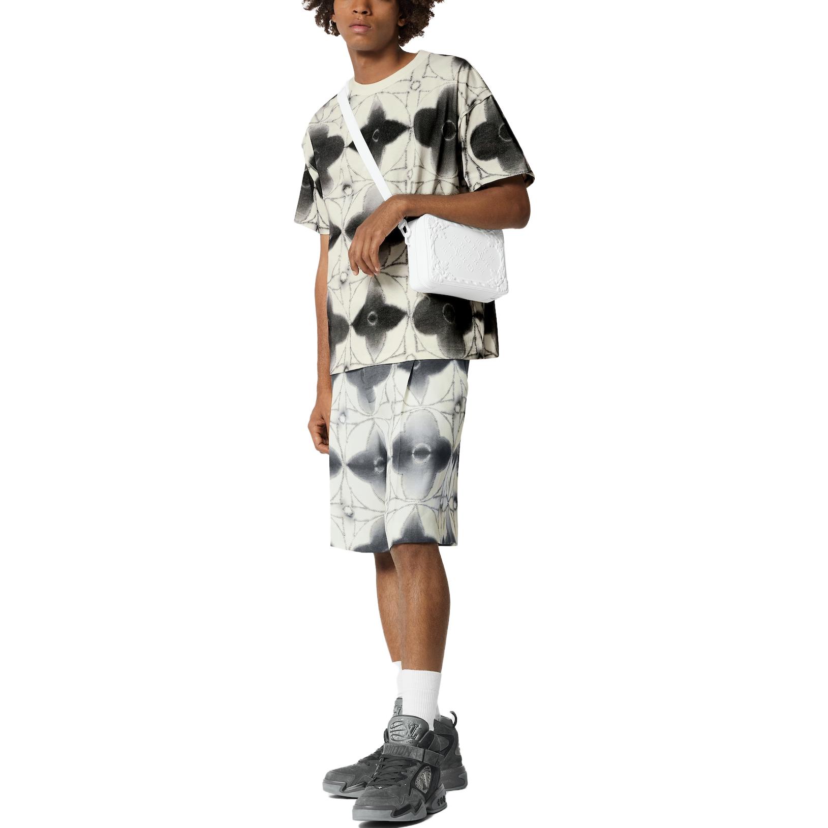 LOUIS VUITTON SS23 Tie-Dye Printed Crewneck Short Sleeve T-Shirt Multicolor Mens 1AB61C 圖 5