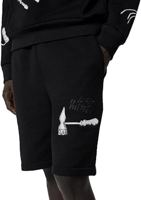 LOUIS VUITTON SS23 Celana Pendek Casual Loose Drawstring Bordir Print Tool Pria 1AB6EM Sizing LOUIS VUITTON SS23 Celana Pendek Casual Loose Drawstring Bordir Print Tool Pria 1AB6EM