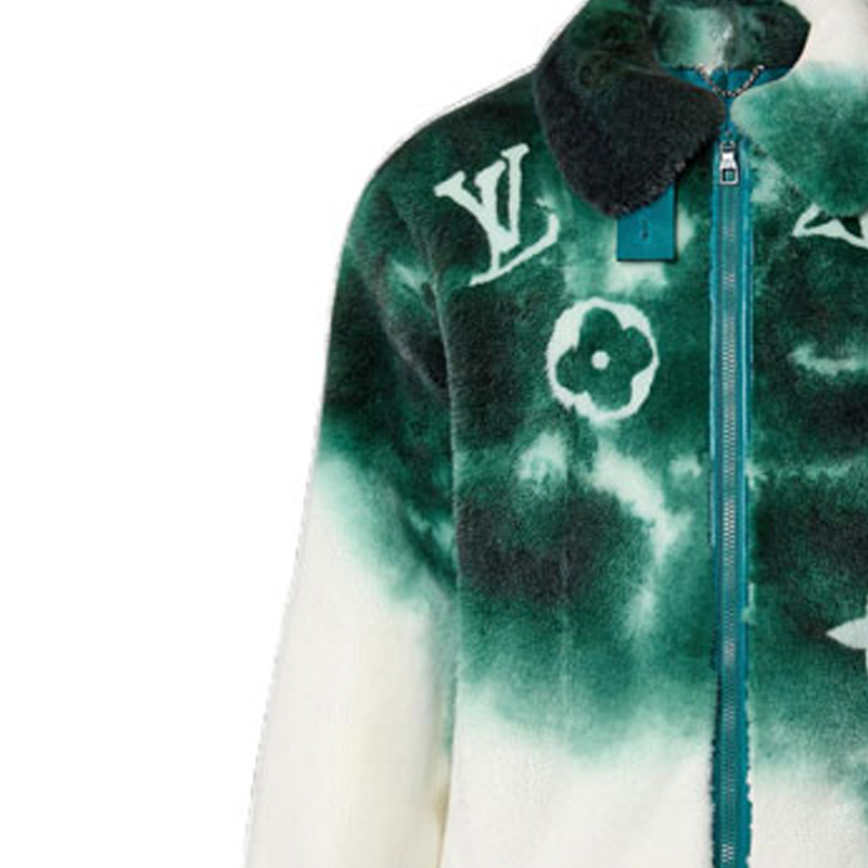 LOUIS VUITTON SS23 White Letter Logo Printed Aviator Jacket for Men. 1AAV2V 圖 7