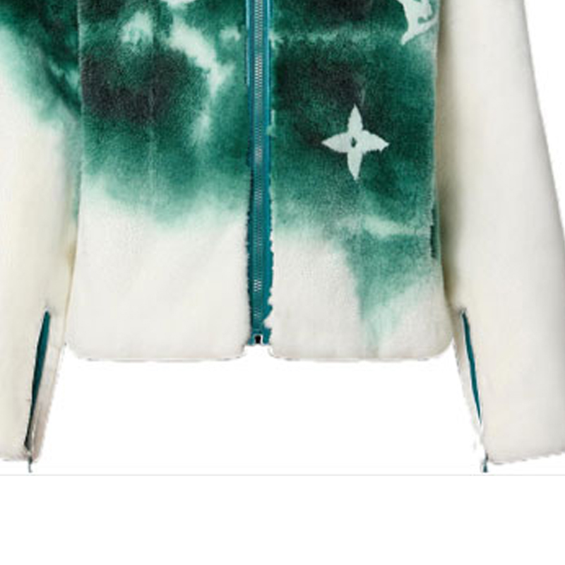 LOUIS VUITTON SS23 White Letter Logo Printed Aviator Jacket for Men. 1AAV2V 圖 9