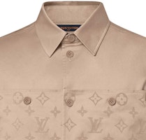 LOUIS VUITTON SS24 Beige Kemeja Jaket Lengan Panjang Gaya Kasual 1AFBVQ Sizing LOUIS VUITTON SS24 Beige Kemeja Jaket Lengan Panjang Gaya Kasual 1AFBVQ