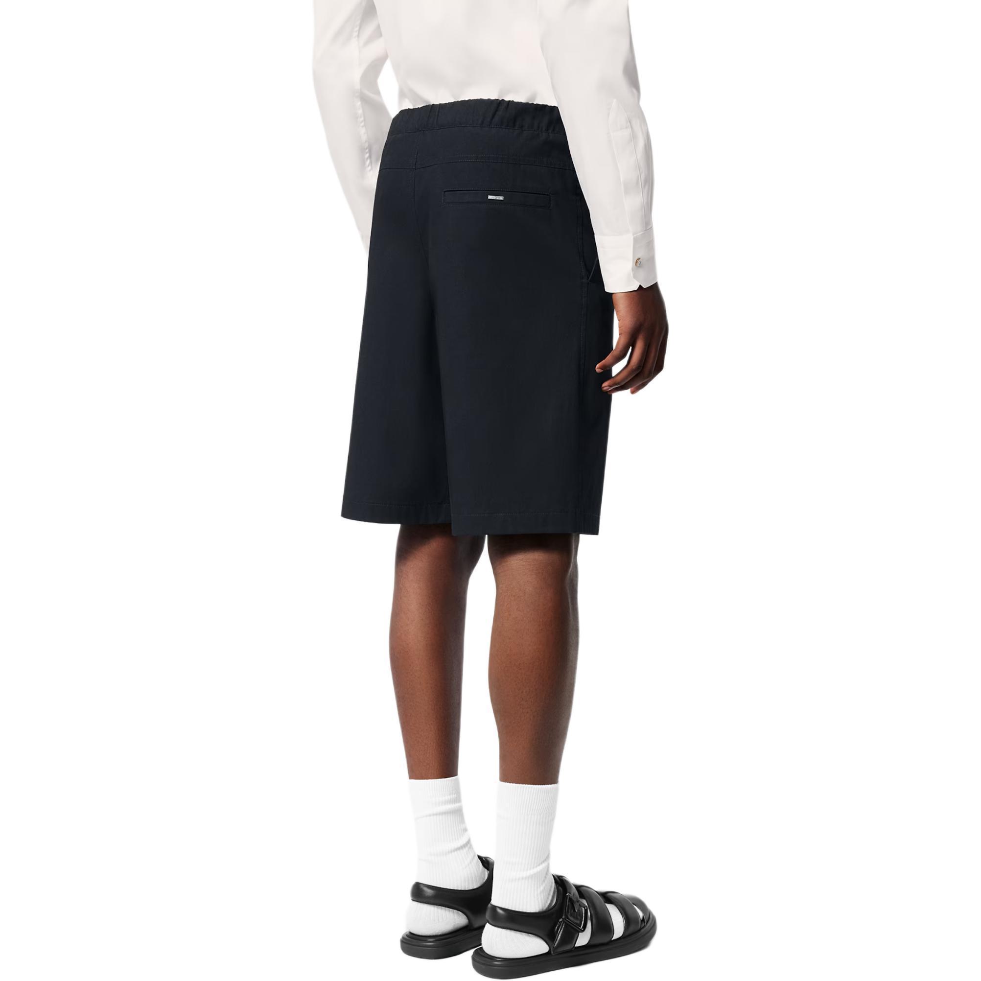 Purchase 路易威登 SS24 黑色休闲短裤带拉链侧袋 1AFRLG