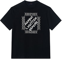 LOUIS VUITTON SS24 Black Embroidered Beaded Letter Crewneck T-Shirt 1AFJFI LOUIS VUITTON SS24 Black Embroidered Beaded Letter Crewneck T-Shirt 1AFJFI
