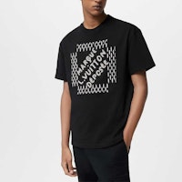 LOUIS VUITTON SS24 Baju-T Hitam Bersulam Manik Huruf Crewneck 1AFJFI Shop LOUIS VUITTON SS24 Baju-T Hitam Bersulam Manik Huruf Crewneck 1AFJFI