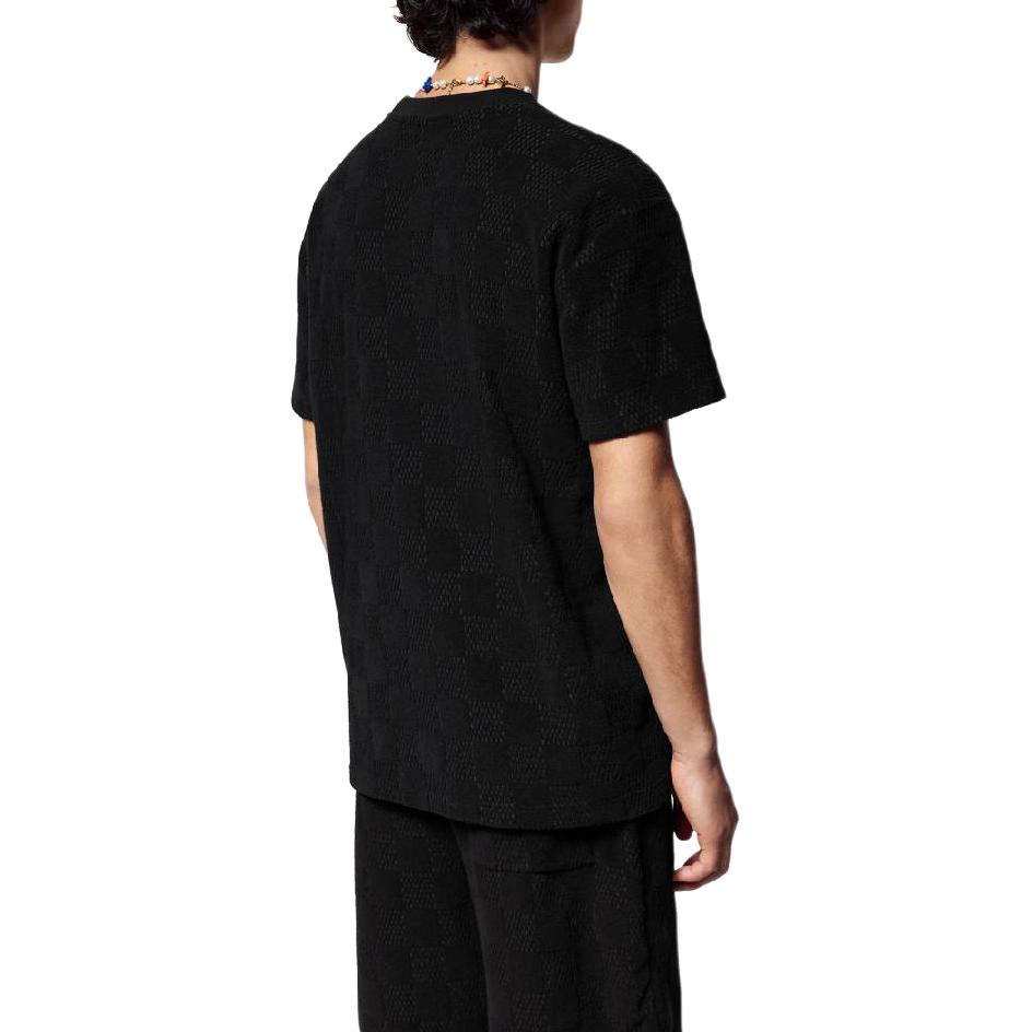 LOUIS VUITTON SS24  Black Graphic Print Crewneck Casual T-Shirt 1AFRBJ 圖 5