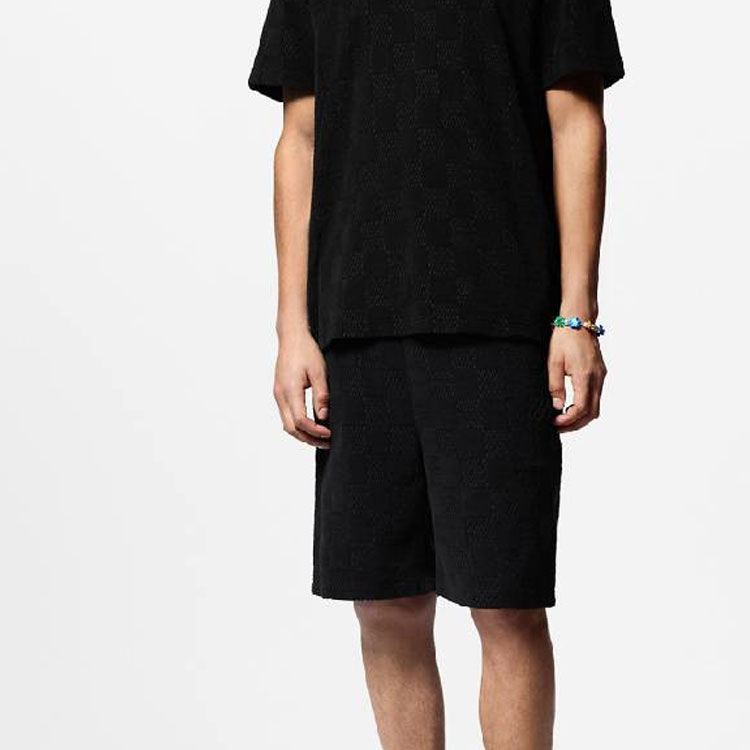 LOUIS VUITTON SS24  Black Graphic Print Crewneck Casual T-Shirt 1AFRBJ 圖 7