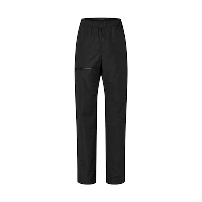 LOUIS VUITTON SS24 Black Straight-Leg Elastic Waist Pants. 1AFASU