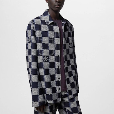 LOUIS VUITTON SS24 Chaqueta Casual de Manga Larga con Cuadros Grises. 1AFAUP Details for LOUIS VUITTON SS24 Chaqueta Casual de Manga Larga con Cuadros Grises. 1AFAUP