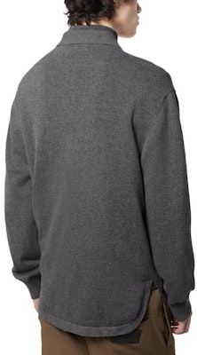 LOUIS VUITTON SS24 Grey Knit Sweater with Logo Jacquard Design 1AFANI Shop LOUIS VUITTON SS24 Grey Knit Sweater with Logo Jacquard Design 1AFANI