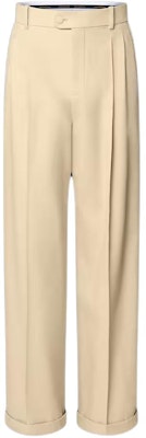 LOUIS VUITTON SS24 Beige Mid-Rise Button Loose Casual Pants for Men. 1AFRE0 Buy LOUIS VUITTON SS24 Beige Mid-Rise Button Loose Casual Pants for Men. 1AFRE0