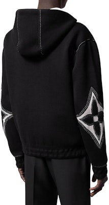 LOUIS VUITTON SS24 Jaket Hoodie Hitam Zip-Up dengan Logo Jacquard 1AFXKV Purchase LOUIS VUITTON SS24 Jaket Hoodie Hitam Zip-Up dengan Logo Jacquard 1AFXKV