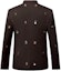 Lookbook Louis Vuitton SS24 Coklat Jaket Corak Sulam Single-Breasted 1AFIC9