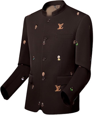 Louis Vuitton SS24 Coklat Jaket Corak Sulam Single-Breasted 1AFIC9 Shop Louis Vuitton SS24 Coklat Jaket Corak Sulam Single-Breasted 1AFIC9