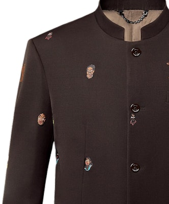 Louis Vuitton SS24 Coklat Jaket Corak Sulam Single-Breasted 1AFIC9 Purchase Louis Vuitton SS24 Coklat Jaket Corak Sulam Single-Breasted 1AFIC9