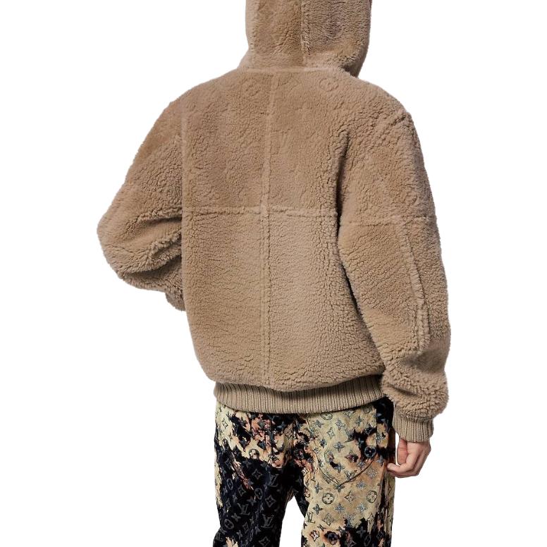 Purchase Chaqueta Reversible de Borrego con Capucha Louis Vuitton SS24 Marrón. 1AFAIM