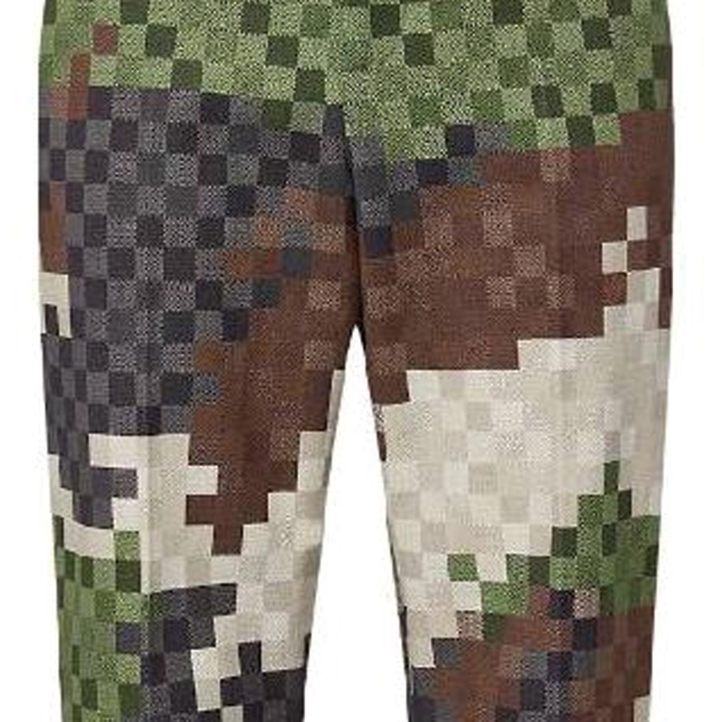 Purchase 루이비통 SS24 카무플라주 벨티드 릴렉스드 팬츠 멀티컬러. 1AFJZR