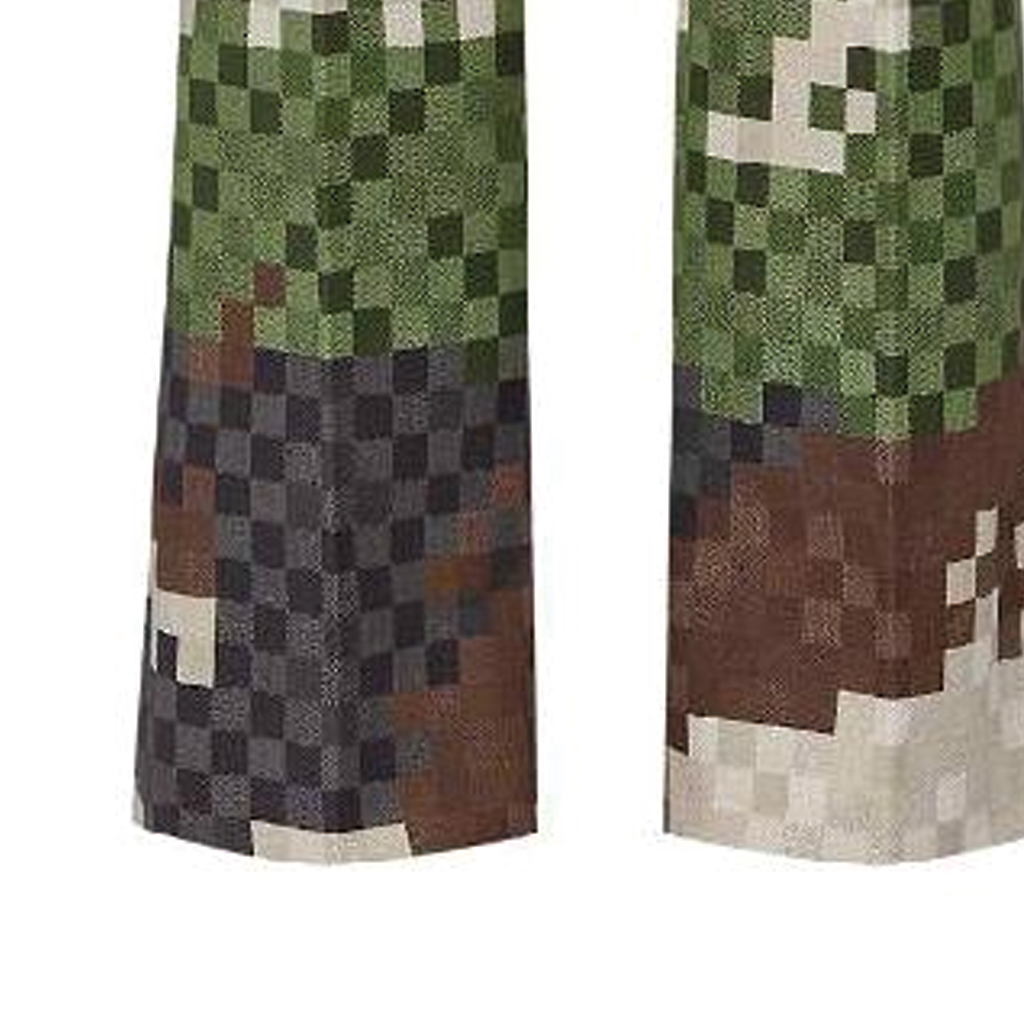 Sizing 루이비통 SS24 카무플라주 벨티드 릴렉스드 팬츠 멀티컬러. 1AFJZR