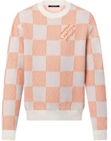 LOUIS VUITTON SS24 Checkered Monogram Knit Crewneck Long Sleeve Sweater Multi Men 1AFIWR LOUIS VUITTON SS24 Checkered Monogram Knit Crewneck Long Sleeve Sweater Multi Men 1AFIWR
