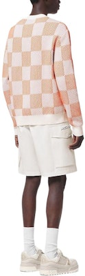 LOUIS VUITTON SS24 Sweater Lelaki Monogram Kotak-Kotak Lengan Panjang Multi. 1AFIWR Shop LOUIS VUITTON SS24 Sweater Lelaki Monogram Kotak-Kotak Lengan Panjang Multi. 1AFIWR