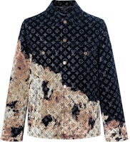 Louis Vuitton SS24 Cloud Print Collar Button Denim Jacket Multicolor Men’s Casual 1AF761 Louis Vuitton SS24 Cloud Print Collar Button Denim Jacket Multicolor Men’s Casual 1AF761