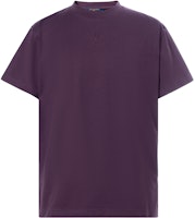LOUIS VUITTON SS24 Embossed Logo Purple Short Sleeve T-Shirt Men 1AF682 LOUIS VUITTON SS24 Embossed Logo Purple Short Sleeve T-Shirt Men 1AF682