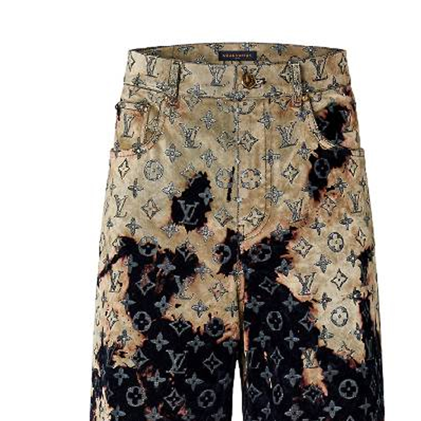 Sizing 路易威登 SS24 漸層日落雲圖寬鬆版牛仔褲 男款 多色 1AFACI