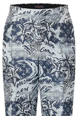 LOUIS VUITTON SS24 Celana Kasual Pria Motif Bunga dengan Saku Ritsleting. 1AFQWF Shop LOUIS VUITTON SS24 Celana Kasual Pria Motif Bunga dengan Saku Ritsleting. 1AFQWF