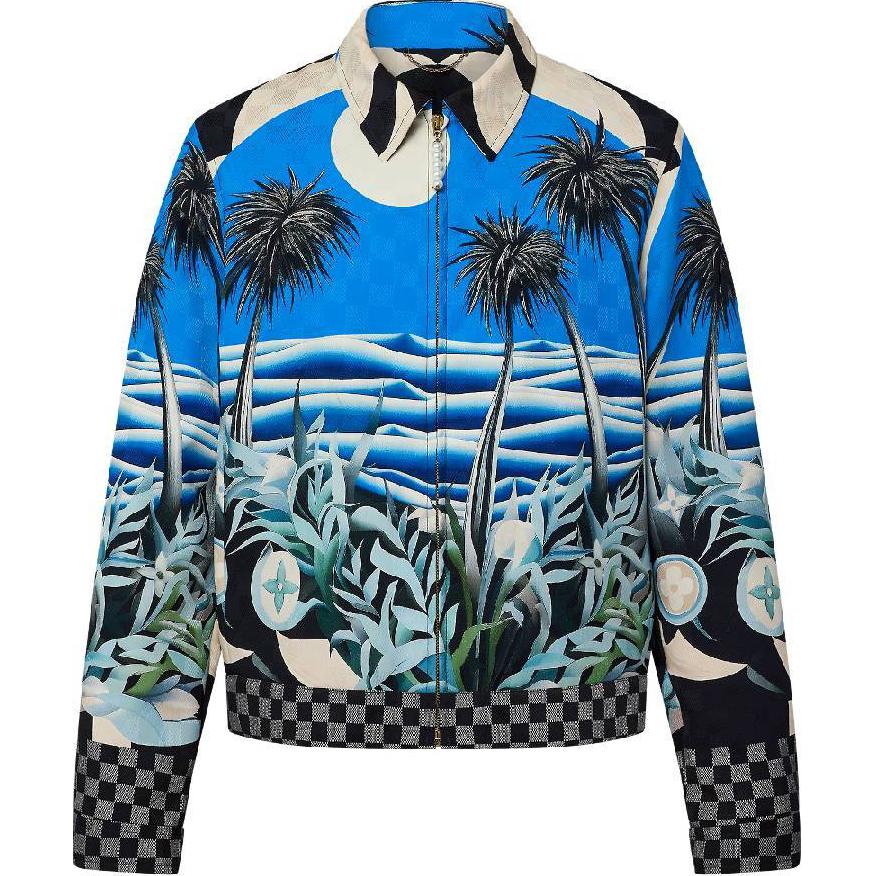 Order Chaqueta Louis Vuitton SS24 Estampado Floral Cremallera Manga Larga Multicolor 1AFQCC