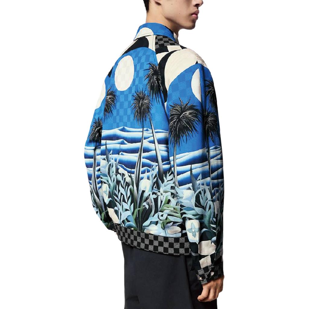 Details for Chaqueta Louis Vuitton SS24 Estampado Floral Cremallera Manga Larga Multicolor 1AFQCC