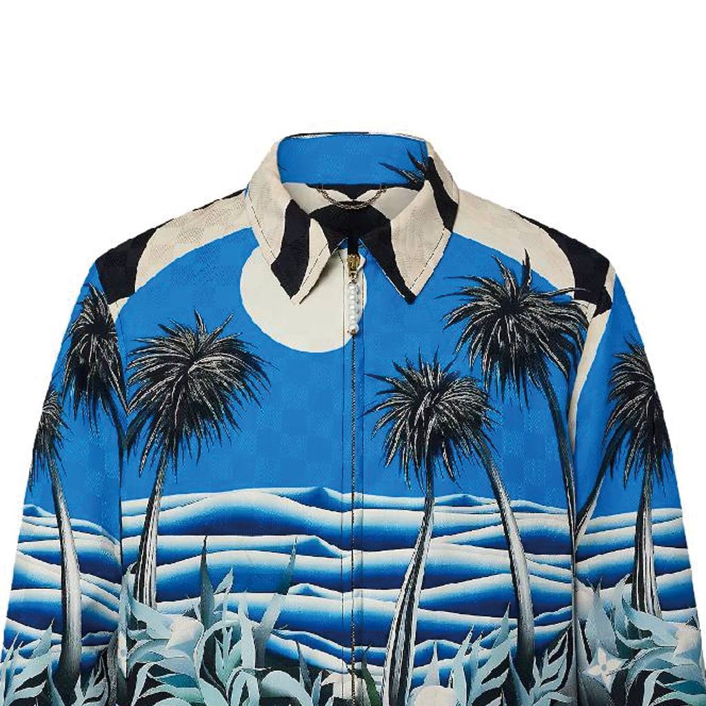 Sizing Chaqueta Louis Vuitton SS24 Estampado Floral Cremallera Manga Larga Multicolor 1AFQCC