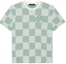 Buy 路易威登 SS24 绿色格纹短袖圆领男士T恤 1AFIX4