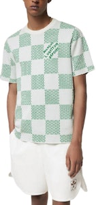 路易威登 SS24 绿色格纹短袖圆领男士T恤 1AFIX4 Shop 路易威登 SS24 绿色格纹短袖圆领男士T恤 1AFIX4